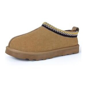 ATHMILE House Shoes Fuzzy Moccasin Memory Foam House Slippers‎ Unisex M 8  W 10
